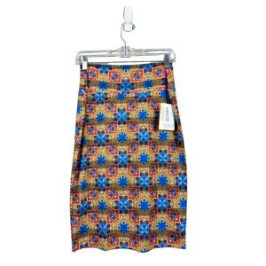 LuLaRoe Cassie Women's Light Blue A Line Skirt